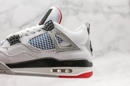 Nike Air Jordan 4 Retro SE Mid What The White/Red/Blue Mandarin Duck Style Sneakers