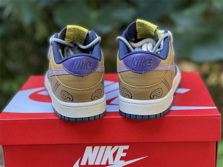 Nike Dunk Low Retro Purple Brown Multicolour Sneakers