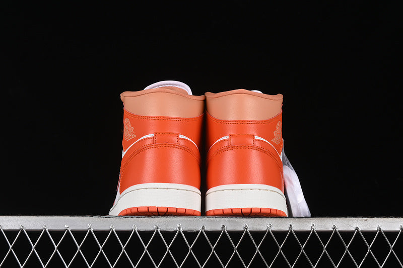 Nike Air Jordan 1 High White Orange Sneakers