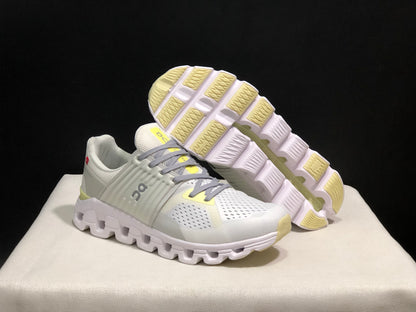 On Running Cloudswift Cushioning Running Shoes Ivory White/Milky Yellow
