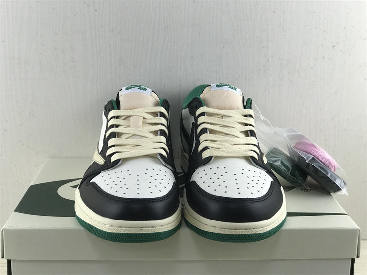 Nike Air Jordan 1 Retro Low Travis Scott White/Black/Green Sneakers