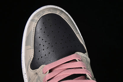 Nike Air Jordan 1 Low Purple Tropical Twist Black Sneakers