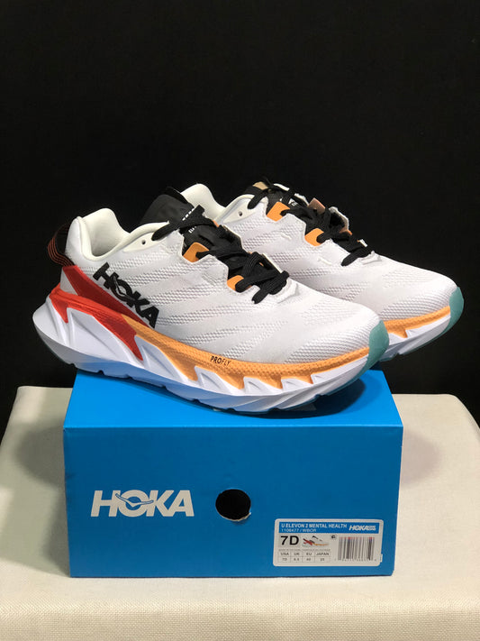 Hoka One One Elevon 2 White Anti-slip Wear-resistant Running Shoes Sneakers