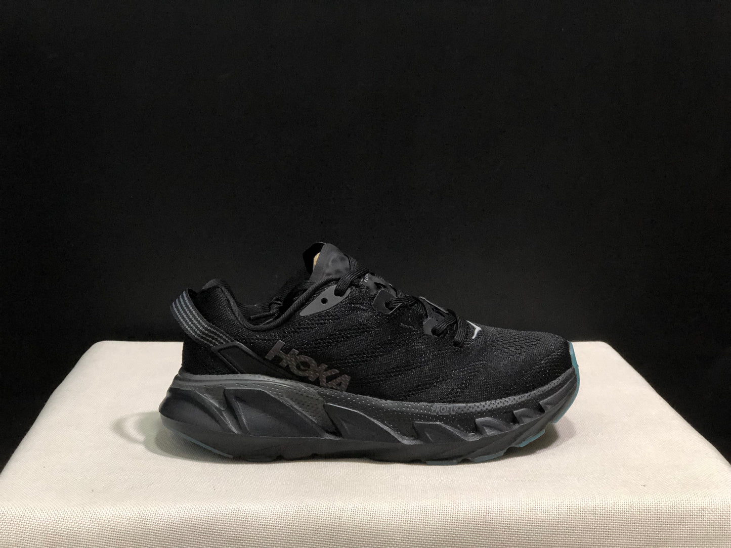 Hoka One One Elevon 2 Anti-slip Wear-resistant Running Shoes Sneakers Black