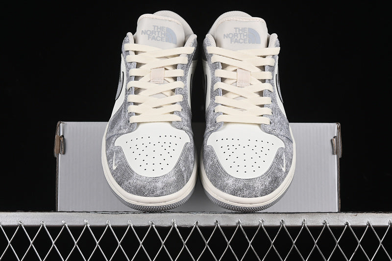 Nike Air Jordan 1 Low White Grey Sneakers