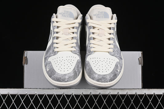 Nike Air Jordan 1 Low White Grey Sneakers