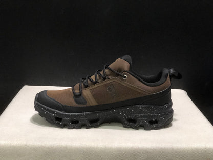 On Running Cloudrock Low WP Hiking Outdoor Shoes Brown/Black