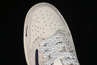 Travis Scott Fragment Design Nike Air Jordan 1 Low Supreme OG SP Blue Beige Grey Sneakers