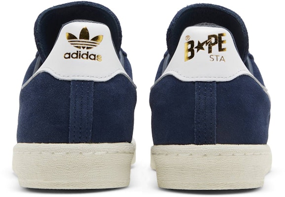 A Bathing Ape Adidas Campus 80s 30th Anniversary Navy Blue ID4770 Lifestyle Shoes