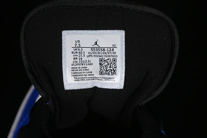 Nike Air Jordan 1 Low Black Game White Royal Sneakers