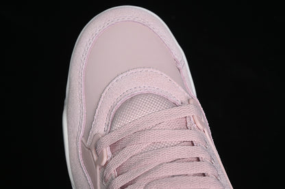 Nike Air Jordan 4 Remastered White Sole Pink Sneakers