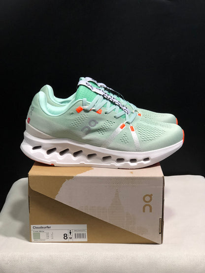 On Running Cloudsurfer Training Anti-Slip Running Shoes Green/White