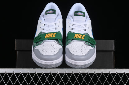 Nike Air Jordan Legacy 312 Low White Wolf Grey Pine Green Sneakers