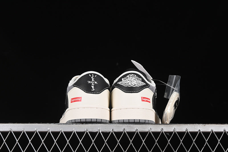 Nike Air Jordan 1 Low OG SP Travis Scott Fragment Design White Grey Black Sneakers