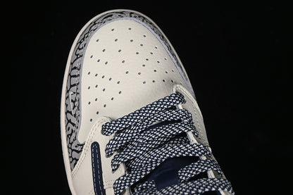 Nike Air Jordan 1 Low DIOR Travis Scott Fragment Design OG SP Black Cement White Navy Sneakers
