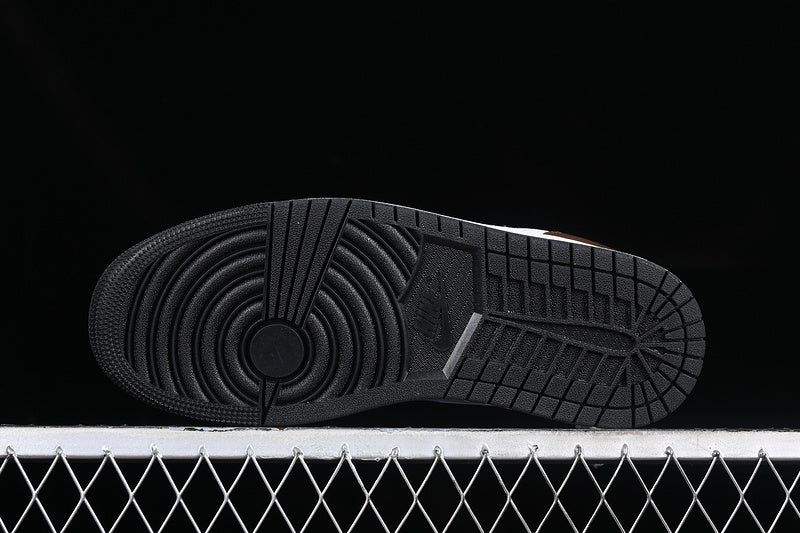 Nike Air Jordan 1 Low Dark Brown White Sneakers