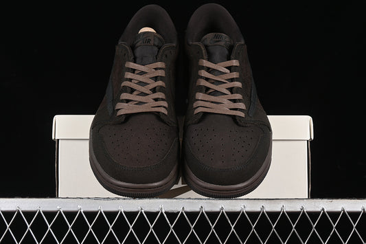 Nike Air Jordan 1 Low OG Travis Scott Dark Mocha Brown Sneakers