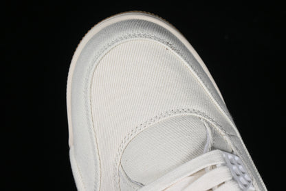 Levi 's Nike Air Jordan 4 White Denim Sneakers