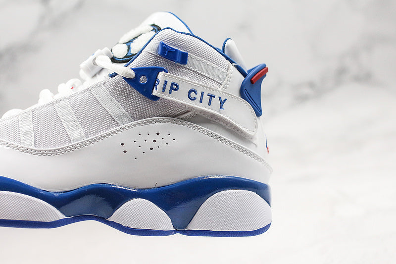 Nike Air Jordan 6 Rings White Navy Sneakers