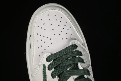 Nike Air Jordan 1 Low OG SP Travis Scott Fragment Design White Green Sneakers