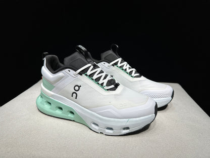 On Running Cloudnova X Comfortable Anti-Slip Running Shoes White/Tiffany Blue