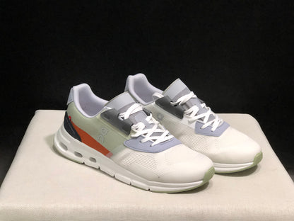 On Running Cloudrift Comfortable And Versatile Sports Casual Shoes Ivory White/Grey