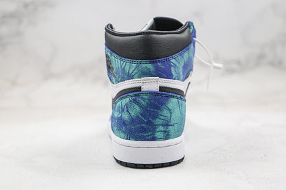Nike Air Jordan 1 Retro High OG Tie Dye Blue White Sneakers