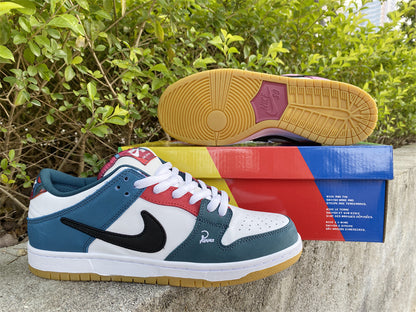 Nike SB Dunk Low Parra Blue Red Mandarin Duck Shoes