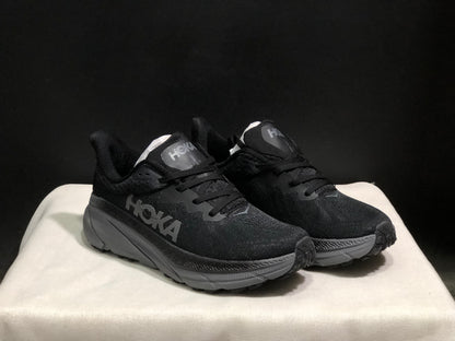Hoka One One Challenger 7 Shock-absorbing Breathable Running Shoes Sneakers Black