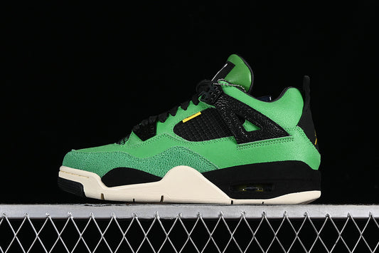 Nike Air Jordan 4 Retro Manila White Black Green Sneakers