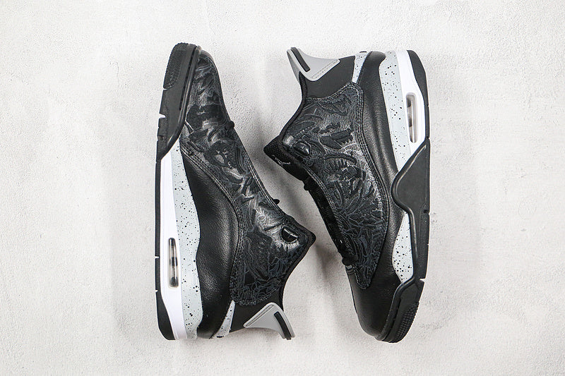 Nike Air Jordan Retro Dub Zero Black Cement Sneakers