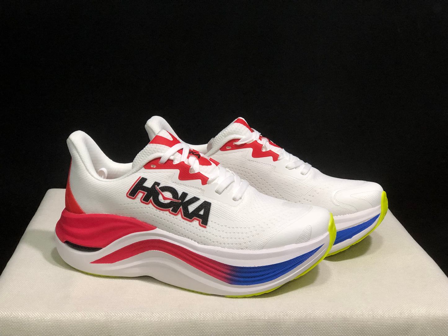 Hoka One One Skyward X Anti-slip Wear-resistant Running Shoes Sneakers White