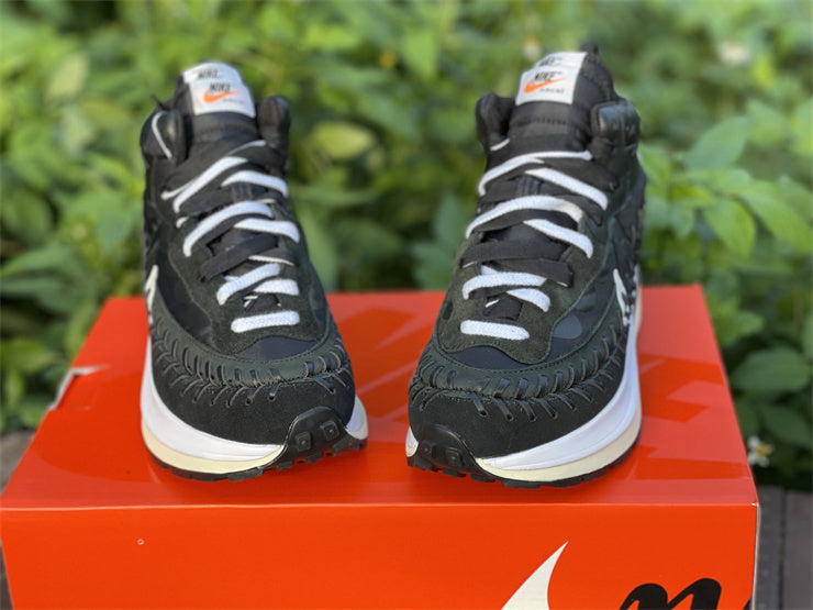Nike Vaporwaffle Sacai Jean Paul Gaultier Black Sneakers