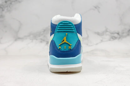 Nike Air Jordan Legacy 312 Just Fly White Blue Sneakers