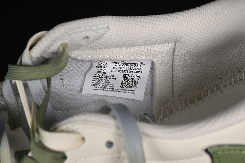 Nike Air Jordan 1 Low OG SP Off-White Travis Scott Fragment Design White Green Sneakers