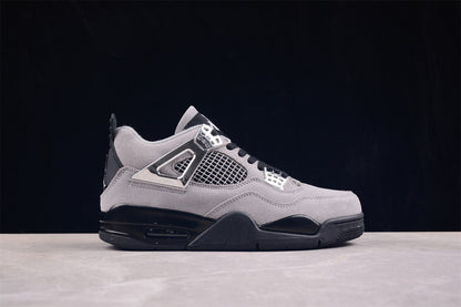 Nike Air Jordan 4 Retro LightI Iron Ore Sail Neutral Grey Black Sole Sneakers