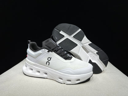 On Running Cloudnova X Comfortable Anti-Slip Running Shoes Black/Ivory White