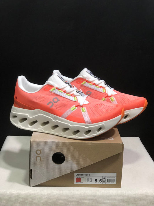 On Running Cloudeclipse Soft And Comfortable Running Shoes Flame/Ivory
