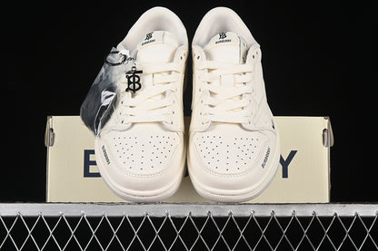 Nike Air Jordan 1 Low BURBERRY Travis Scott Fragment Design OG SP White Sneakers