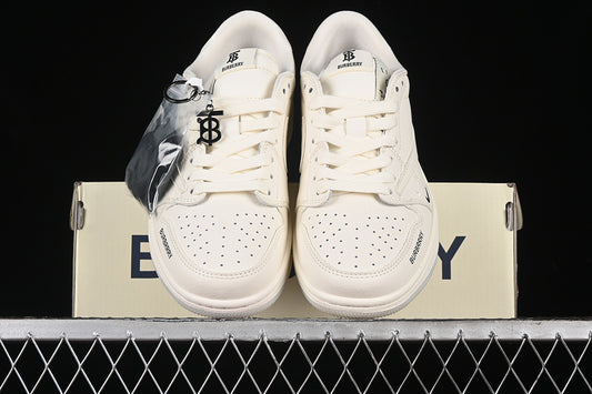 Nike Air Jordan 1 Low BURBERRY Travis Scott Fragment Design OG SP White Sneakers