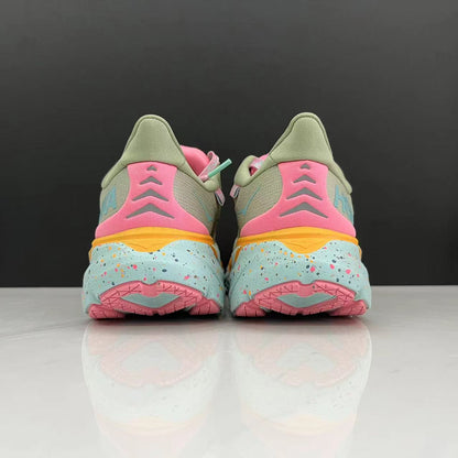 Hoka One One Clifton 8 Fashion Shoes Shock-absorbing Sneakers Light Green