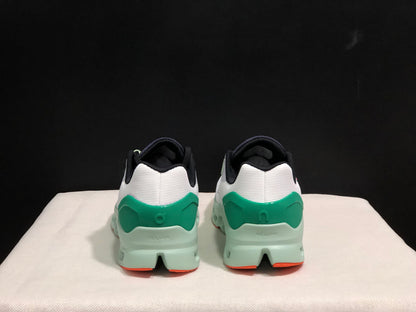 On Running Cloudstratus Breathable Support Running Shoes White/Milk Green