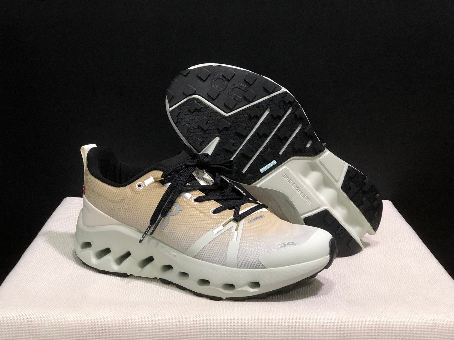 On Running Cloudsurfer Trail Waterproof Comfortable And Breathable Running Shoes Safari/Mineral