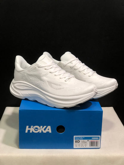 Hoka One One Clifton 10 White Fashion Shoes Sneakers
