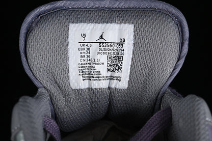 Nike Air Jordan 1 Low Vintage Grey Stealth White Purple Sail Sneakers