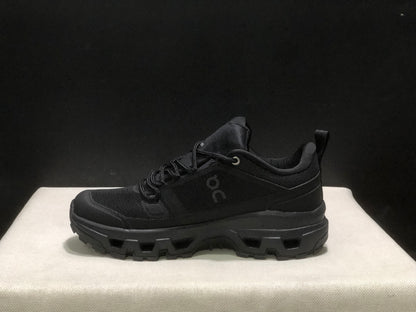 On Running Cloudrock Low WP Hiking Outdoor Shoes All Black