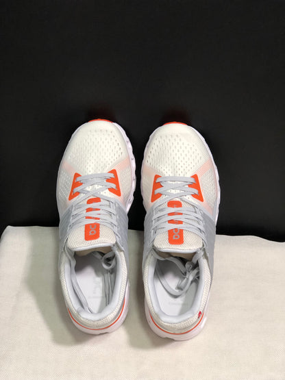 On Running Cloudswift Cushioning Running Shoes Light Grey/Orange/Milky White
