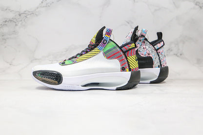 Nike Air Jordan 34 Rui Hachimura Japan Heritage PE Mandarin Duck Sneakers