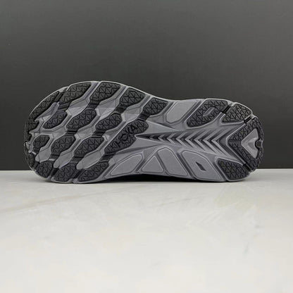 Hoka One One Clifton 8 Fashion Shoes Shock-absorbing Sneakers Black