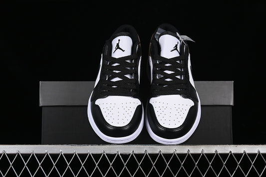 Nike Air Jordan 1 Low White Black Brown Sneakers